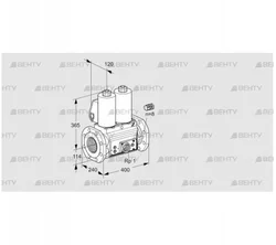 VCS9125F05NNAL3E/PPEP/PPPP (88203976) Сдвоенный газовый клапан Kromschroder