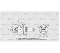 BICA 65RB-0/35-(37)D (84022011) Газовая горелка Kromschroder