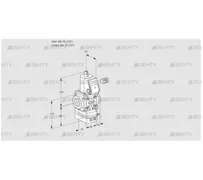 VAD115R/NP-50B (88026431) Газовый клапан с регулятором давления Kromschroder