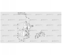 VAS240/-F/NWSR (88011711) Газовый клапан Kromschroder