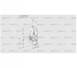 VAG1T-/15N/NQSRBN (88028000) Газовый клапан с регулятором соотношения Kromschroder