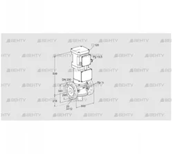 VK 200F10T5HA6L3S2V (85311429) Газовый клапан с приводом Kromschroder