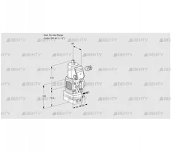 VAG2-/40R/NKAE (88024693) Газовый клапан с регулятором соотношения Kromschroder