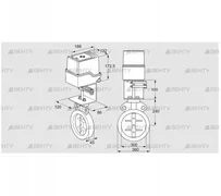 IDR300Z03D100AU/50-07W7TR10 (88302454) Дроссельная заслонка Kromschroder