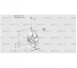 VAD2E40F/40R05FD-50VWR/PP/PP (88102228) Газовый клапан с регулятором давления Kromschroder