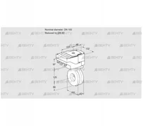 IBA100/80Z05/20-60W3E (88301685) Дроссельная заслонка Kromschroder