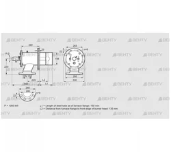 ZIO 200RBZ-150/135-(29)D (84199116) Газовая горелка Kromschroder