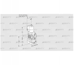 VAD2T-/40N/NKGL-50A (88029802) Газовый клапан с регулятором давления Kromschroder