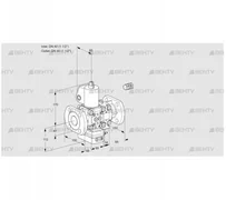 VAH2E40F/40F05HEVWL/PP/PP (88103422) Клапан с регулятором расхода Kromschroder