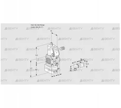 VAD1-/25R/NW-25A (88027746) Газовый клапан с регулятором давления Kromschroder