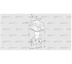 RV 2/XML10Q60E (86060591) Регулирующий клапан Kromschroder