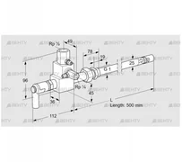 ZMI 25G500R (84234056) Пилотная горелка Kromschroder