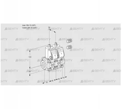 VCS1E10R/10R05NNKR3/PPPP/PPPP (88103087) Сдвоенный газовый клапан Kromschroder