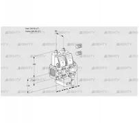 VCH3E50F/50R05FNHEVWR3/PPPP/PPPP (88106288) Клапан с регулятором расхода Kromschroder