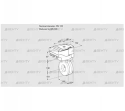 IBA125/100Z05/40A2AR10 (88301483) Дроссельная заслонка Kromschroder