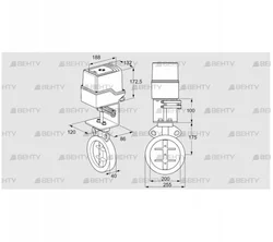 IDR200Z03A350AU/50-30W20E (88303791) Дроссельная заслонка Kromschroder