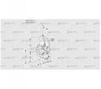 VAD125R/NW-100A (88004652) Газовый клапан с регулятором давления Kromschroder