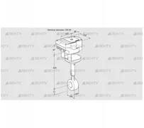 IBHR80Z01A/40A2D (88302739) Дроссельная заслонка Kromschroder