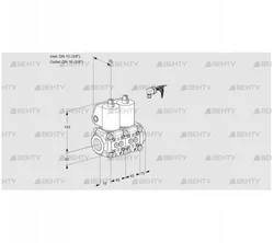 VCS1E10R/10R05NNWL3/PPPP/PPPP (88106442) Сдвоенный газовый клапан Kromschroder