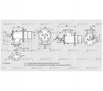 ZIO 165RBL-450/435-(20)D (84246052) Газовая горелка Kromschroder