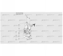 VAD1-/20R/NW-100A (88008414) Газовый клапан с регулятором давления Kromschroder