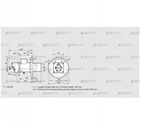 BIO 50HB-450/335-(37)DB (84199164) Газовая горелка Kromschroder