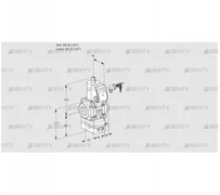 VAD120R/NW-100A (88015266) Газовый клапан с регулятором давления Kromschroder