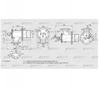 ZIO 165HDL-500/435-(29)D (84246050) Газовая горелка Kromschroder