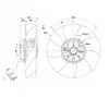Осевой вентилятор ebmpapst A2E200AI3801