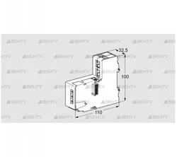 BCM 400S0B2/3-0 BCU400N (74960691) Шина Kromschroder