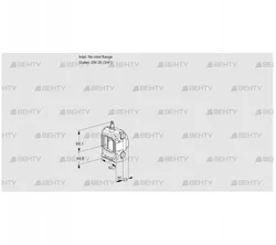 VMV1-/20N05M (88027110) Регулирующая задвижка Kromschroder