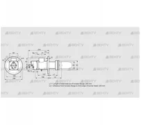 BIC 65HD-200/235-(98)F (84031034) Газовая горелка Kromschroder