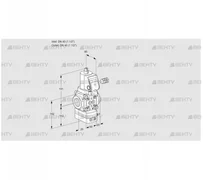 VAD240R/NWSR-100A (88012752) Газовый клапан с регулятором давления Kromschroder