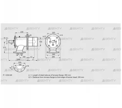 ZIO 165RB-350/335-(17)D (84246147) Газовая горелка Kromschroder