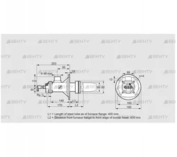 BICA 65RB-400/435-(37)D (84022051) Газовая горелка Kromschroder