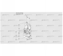 VAD1T-/15N/NQ-100B (88029260) Газовый клапан с регулятором давления Kromschroder