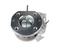 Газовая заслонка Ecoflam D165/127 130 мм, 65325722 с валом в комплекте.