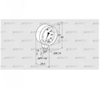 RFM P230TNB63 (03200193) Манометр Kromschroder