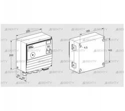 BCU460-3/1LW1GBB1/1 (88611467) Блок управления горением Kromschroder