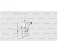 VAD115R/NW-50B (88031678) Газовый клапан с регулятором давления Kromschroder