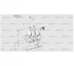 VCG2E25R/25R05NGEVWR/MMMM/PPPP (88107506) Клапан с регулятором соотношения Kromschroder