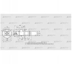 BIC 100HD-800/835-(115)F (84033195) Газовая горелка Kromschroder