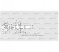 BIC 50HB-0/35-(37)D (84030110) Газовая горелка Kromschroder