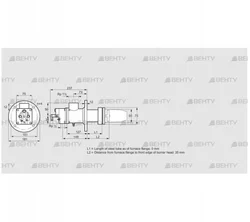 BIC 50HB-0/35-(37)D (84030110) Газовая горелка Kromschroder