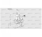 VCG2E50R/50R05LGNVKR/PPPP/PPPP (88107608) Клапан с регулятором соотношения Kromschroder