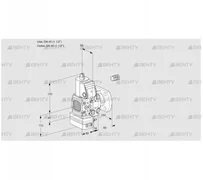 VAG2E40R/40F05FGEVWR/PP/PP (88102308) Газовый клапан с регулятором соотношения Kromschroder