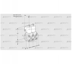 VCS1T15N/15N05NNQSL/PPPP/PPPP (88101908) Сдвоенный газовый клапан Kromschroder