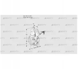 VAN110R/NW (88028046) Сбросной газовый клапан Kromschroder