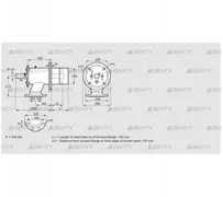 ZIO 165RM-150/135-(26)D (84246228) Газовая горелка Kromschroder