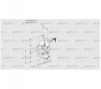 VAD120/15R/NW-50B (88012359) Газовый клапан с регулятором давления Kromschroder